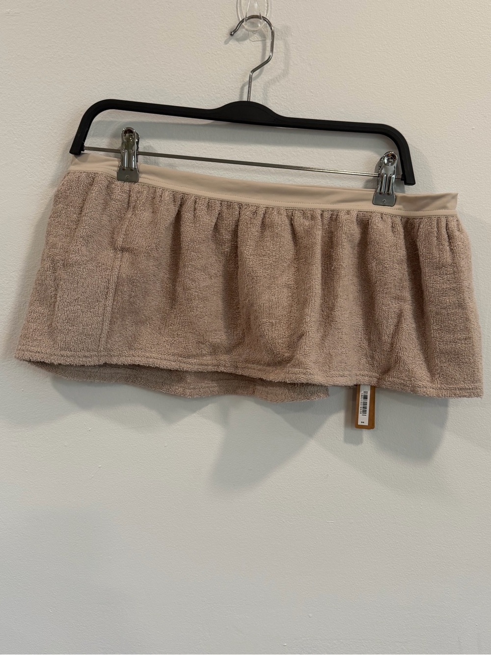 SKIMS Terry Cover-Up Mini Skirt - Stone - Size S